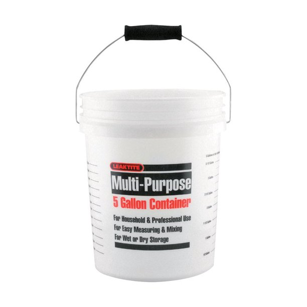 Leaktite MultiPurpose Bucket 5 Gl Pack of 10