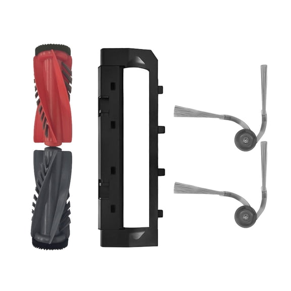 Replacement Brush And Cover for Roborock S9 MaxV Ultra/Saros 10 Vacuum Cleaner Accessories Parts Black