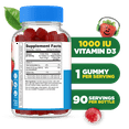 thumbnail image 2 of Lifeable Vitamin D for Kids - 1000 IU – 90 Gummies, 2 of 7