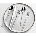 thumbnail image 3 of Yilush Silverware Set, 30 Piece Flatware Cutlery Set for 6, 18/10 Stainless Steel Silverware Mirror Polished Dishwasher Safe for Home, Restaurant, Wedding, Party(Silver, 30 pieces for 6), 3 of 7