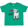 thumbnail image 3 of Inktastic I Love Goats Cute Goat Boys or Girls Toddler T-Shirt, 3 of 5