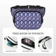 thumbnail image 5 of Fotbe Skull Purple Flower Cangurera Cuadrada con Estampado de Doble Capa, Bolsa de Cintura Ajustable Mini para Hombres y Mujeres, 5 of 9