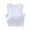 White, variant on Khunlpohl Womens Crop Tanks with Bra Sleeveless Slim Tops Solid Color Casual Yoga Running Workout Tee Shirts
