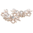 thumbnail image 3 of MOVTOTOP 2 Pcs Fashionable Rhinestone Shoe Clips for High Heels Golden Zinc Alloy Decorative Accessories, 3 of 8