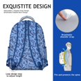 thumbnail image 5 of "Beautiful Wildflower & Sunflower Design Backpack - Trendy School Bag for Women & Teens, Roomy Interior with Multiple Pockets, Perfect for Books, Notebooks & Laptop", 5 of 6