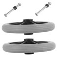 thumbnail image 4 of BESTYASH 2 Pcs Roues de Remplacement pour Déambulateurs Roue avant Robuste pour Accessoires de Fauteuil Roulant, 4 of 6