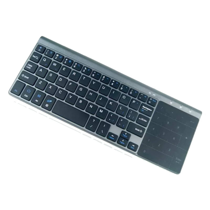 Bluetooth Wireless Mini Keyboard with Numeric Touchpad for Notebook PC Smart TV Portable 59 Keys Wireless Mini Keyboard