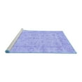 thumbnail image 2 of Ahgly Company Machine Washable Indoor Rectangle Oriental Blue Traditional Area Rugs, 4' x 6', 2 of 4