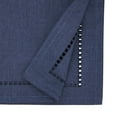 thumbnail image 2 of Saro Lifestyle 9738.NB14108B 14 x 108 in. Laser-Cut Hemstitch Table Runner, Navy Blue, 2 of 5