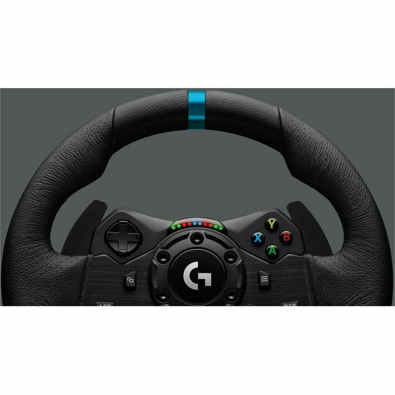 Logitech G923 Racing Wheel and Pedals, TRUEFORCE, Dual Clutch, LED