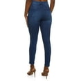 thumbnail image 2 of Womens WAX Solid High Waisted Skinny Jeans, 2 of 2