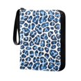 thumbnail image 4 of ALAZA Blue Leopard Print Trading Card Binder 4 Pocket Cards Collection Album 400 Folder Holder, 4 of 6