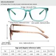 thumbnail image 2 of 4 Pack Blue Light Blocking Reading Glasses Women Men,Spring Hinge Computer Readers,Anti UV Ray Square Nerd Eyeglasses, 2 of 7