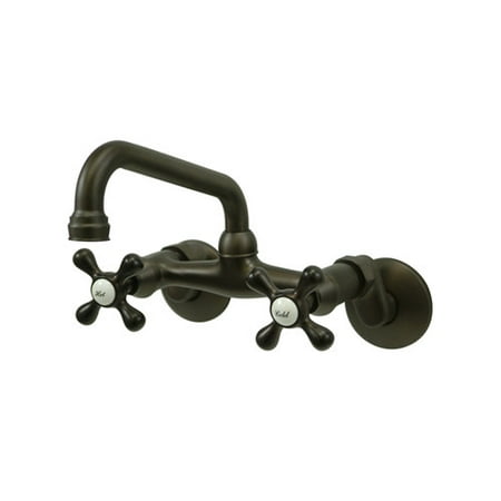 UPC 663370010170 product image for Kingston Brass KS213 Victorian Wall Mounted Centerset Kitchen Faucet with Metal | upcitemdb.com