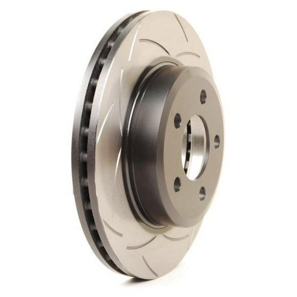 DBA 654S-10 Stud Hole Front Slotted Street Series Rotor for 2002-2009 Subaru WRX STI 10