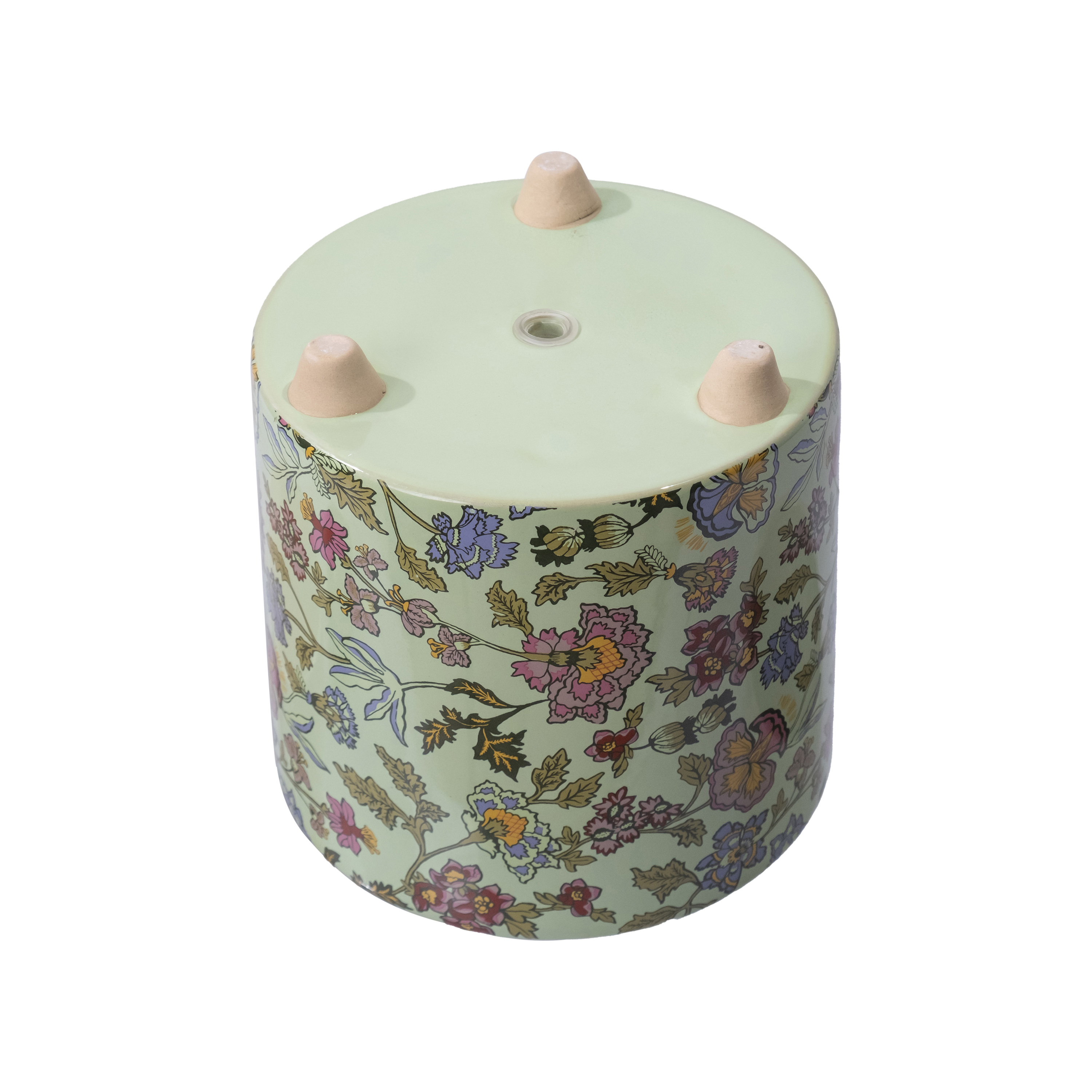 Beautiful by Drew Barrymore 8-Inch Sage Ceramic Footed Planter photo 7