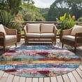 thumbnail image 4 of Round Rugs 7Ft, Vintage Floral Round Area Rug Washable Indoor Throw Carpet, Farmhouse Botanical Flowers Large Non Slip Circle Rug for Dining Room Playroom Home Decor Aesthetic, 4 of 8