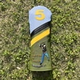 thumbnail image 1 of 1pc/4pcs Funny Design Cover For Various Club, Golf Club Head Cover, Golf Accessories FW 5, 1 of 6