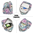 thumbnail image 5 of Casual Pastel Birds and Butterflies Backpack for School,College and Travel, Water Resistant Bookbag,, 5 of 7