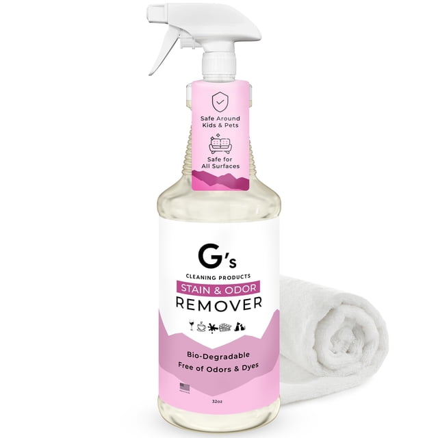Removedor de manchas y olores G's Cleaning 946 ml en spray biodegradable