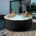 Lilypelle Inflatable Hot Tub, 71” X 71” X 25” Portable Blow Up Hot Tub
