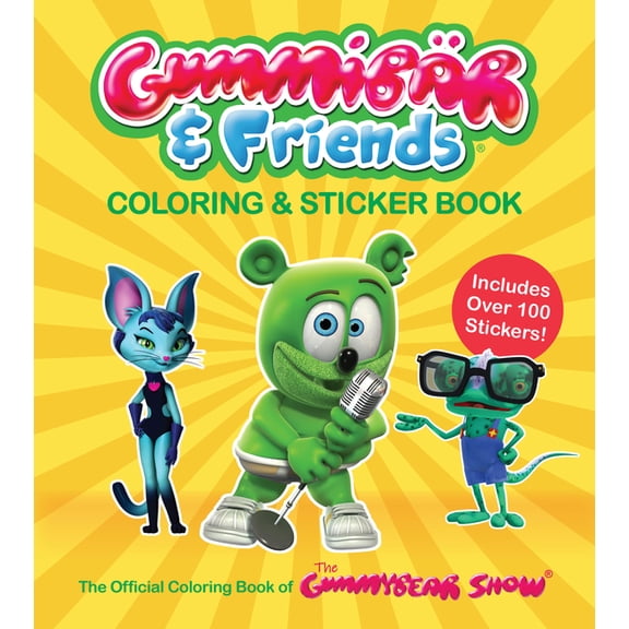 Gummibär & Friends Coloring & Sticker Book: The Official Coloring Book of the Gummy Bear Show: Includes Over 100 Sticker, (Paperback)
