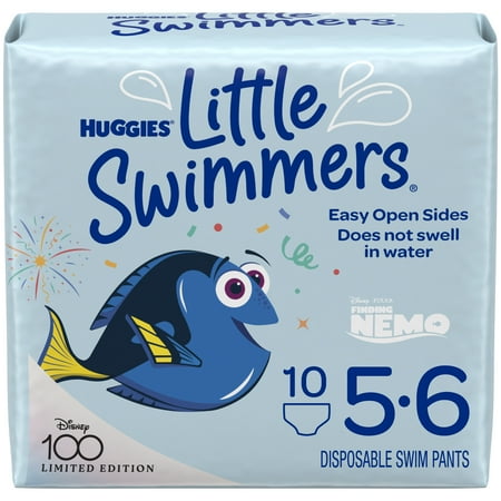 Huggies Little Swimmers Disposable Swim Diapers, Size Large, 10 Ct (Select for More Options)