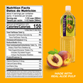 thumbnail image 6 of Aloevine Peach Aloe Vera Drink with Aloe Pulp, 50.7 fl oz, 12 Count Bottles, 6 of 8