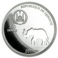 thumbnail image 2 of 2018 Djibouti 1 oz Silver Shapes of Africa (Elephant), 2 of 5