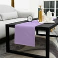 thumbnail image 5 of Purple Cotton Linen Small Table Runner 13 x 60 inch Modern Pure Lavender Purple Non-slip Rectangular Dining Table Decor for Wedding Party Holiday Dinner, 5 of 8