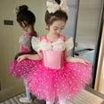 thumbnail image 5 of Abrigos para niños Poncho Velo Falda Traje de niña Princesa Ailuo Falda Traje de una pieza de baile de ballet para niña, 5 of 5