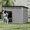 Grey, variant on FICARTS Dog House for Both Indoor and Outdoor with Weatherproof Roof Removable Floors for Medium to Large Dogs Interior Space (Black, Medium(31.9"D x 24.8"W x 24.1"H))