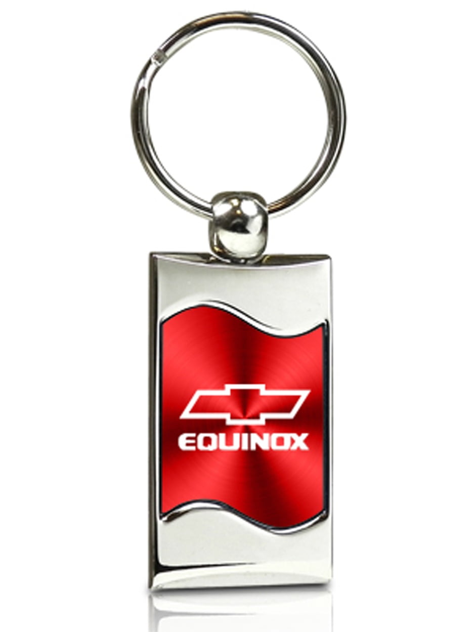 Chevrolet Equinox Red Spun Key Chain
