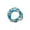 Blue, variant on Stackable Glass and Rubber Heishi Colorful Bracelets for Women Stretch Beaded Bracelet Set