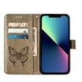 thumbnail image 3 of Dteck for iPhone 11 Pro Case Butterfly Pattern Leather Wallet Case Cute Women Diamond Bling Cover with Card Slot Wrist Strap Kickstand Folio Flip Protective Case for iPhone 11 Pro, Gray, 3 of 7