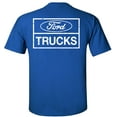 thumbnail image 2 of Fair Game Ford Trucks T-Shirt F150 Ranger Truck Classic White Square Logo F&B-Royal Blue-L, 2 of 5