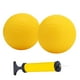 thumbnail image 4 of Pelotas de repuesto, mini voleibol, pelotas de juego redondas amarillas suaves y resistentes con 5 pulgadas 2 piezas, 4 of 8