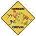 thumbnail image 3 of CROSSWALKS Hummingbird Crossing 12" X 12" Aluminum Sign (X25), 3 of 4