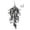 B, variant on 2Pcs Black Halloween Hanging Vines, Artificial Persian Grass Faux Shrubs, Fake Ivy Plant for Thanksgiving Autumn Patio Porch, Spooky Party Home Garden Accent for Indoor Outdoor Display, B, 31.5"