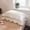 White, variant on Layeeboyo Ruffled Pillow Shams Set of 2 Soft Breathable Washed Cotton Zipper Closure Pillowcases Bed Throw Pillow Covers