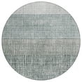 thumbnail image 2 of Addison Rugs Chantille Indoor/Outdoor Transitional Geometric Aqua Machine Washable Round Rug, 8' x 8', 2 of 7