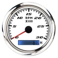 thumbnail image 1 of 85mm Digital 8000 RPM Tachometer Gauge 3000 4000 6000 7000 RPM Tachometer LCD Display Red Backlight With Hourmeter, 1 of 7