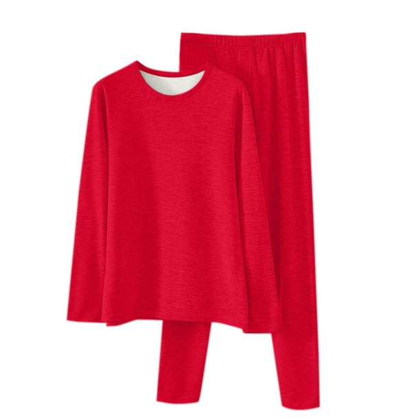 Conjuntos de ropa interior térmica para hombre, cuello redondo, manga larga, cintura elástica, pantalones, alta elasticidad, dos tonos, ropa interior cálida, conjunto de poliéster para hombre.