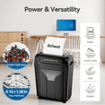 thumbnail image 3 of QUIETLEMON 8-Sheet Cross-Cut Paper Shredder for Home Office , Compact & Heavy Duty, 3 of 10