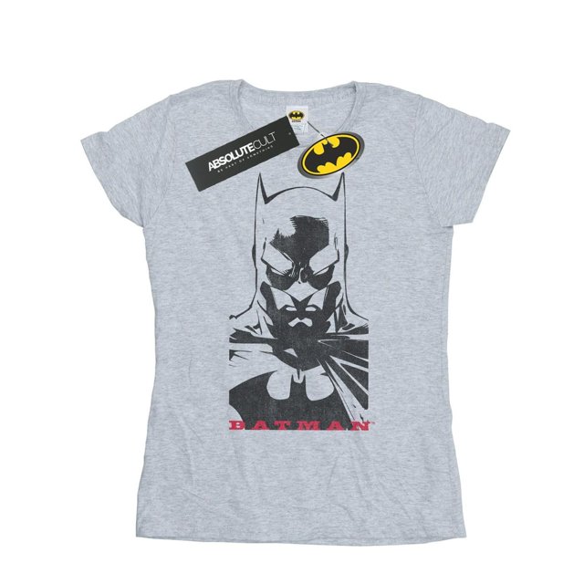 DC Comics T-Shirt en Coton Uni pour Femmes Batman
