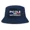 A navy, variant on Summer Nationale Bob Man Reversible Bucket Hat Women Cotton Fisherman Cap Unisex Outdoor Sport Sun Activities
