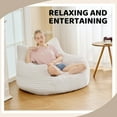 thumbnail image 3 of zyoiszvq Corduroy Bean Bag Chairs for Adults with Memory Foam Filling,Stuffed Lounge Floor Sofa Reading Chair with Armrests, 3 of 7