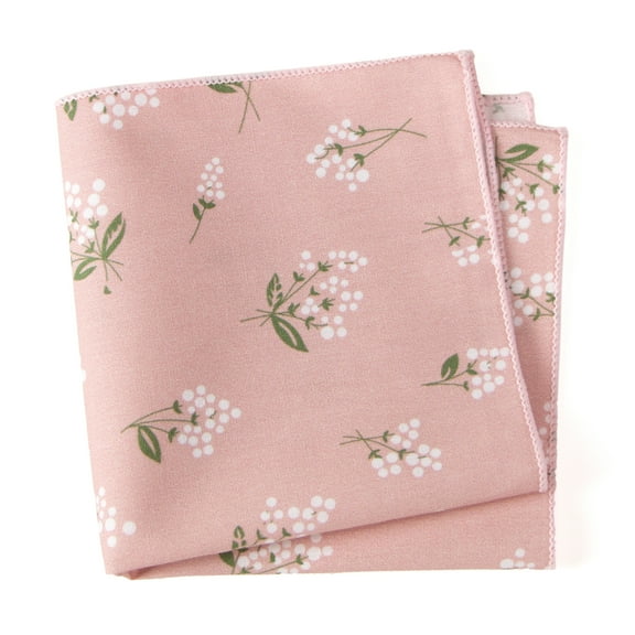Spring Notion Cotton Floral Handkerchief Pocket Squares for Boys