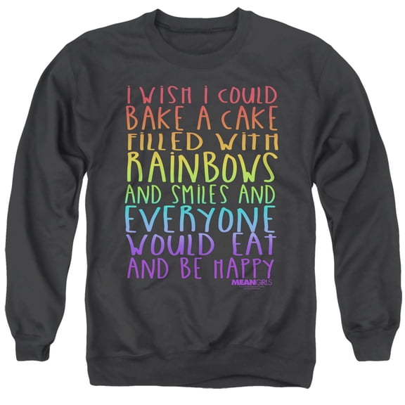 Mean Girls - Rainbows And Cake - Crewneck Sweatshirt - Medium