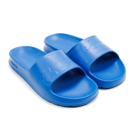 

Lacoste Men s Croco 2.0 1122 2 Slide Sandals Blue 10 M US